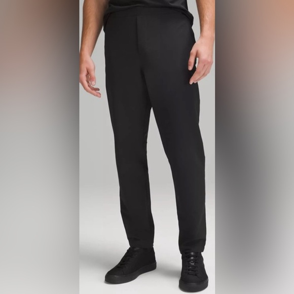 NWOT Lululemon New Venture Trouser *Pique Fabric Natural Black